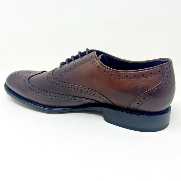 Thursday Boot Co Mens Mahogany Aviator Leather Dress Shoes - Picture 3 of 5